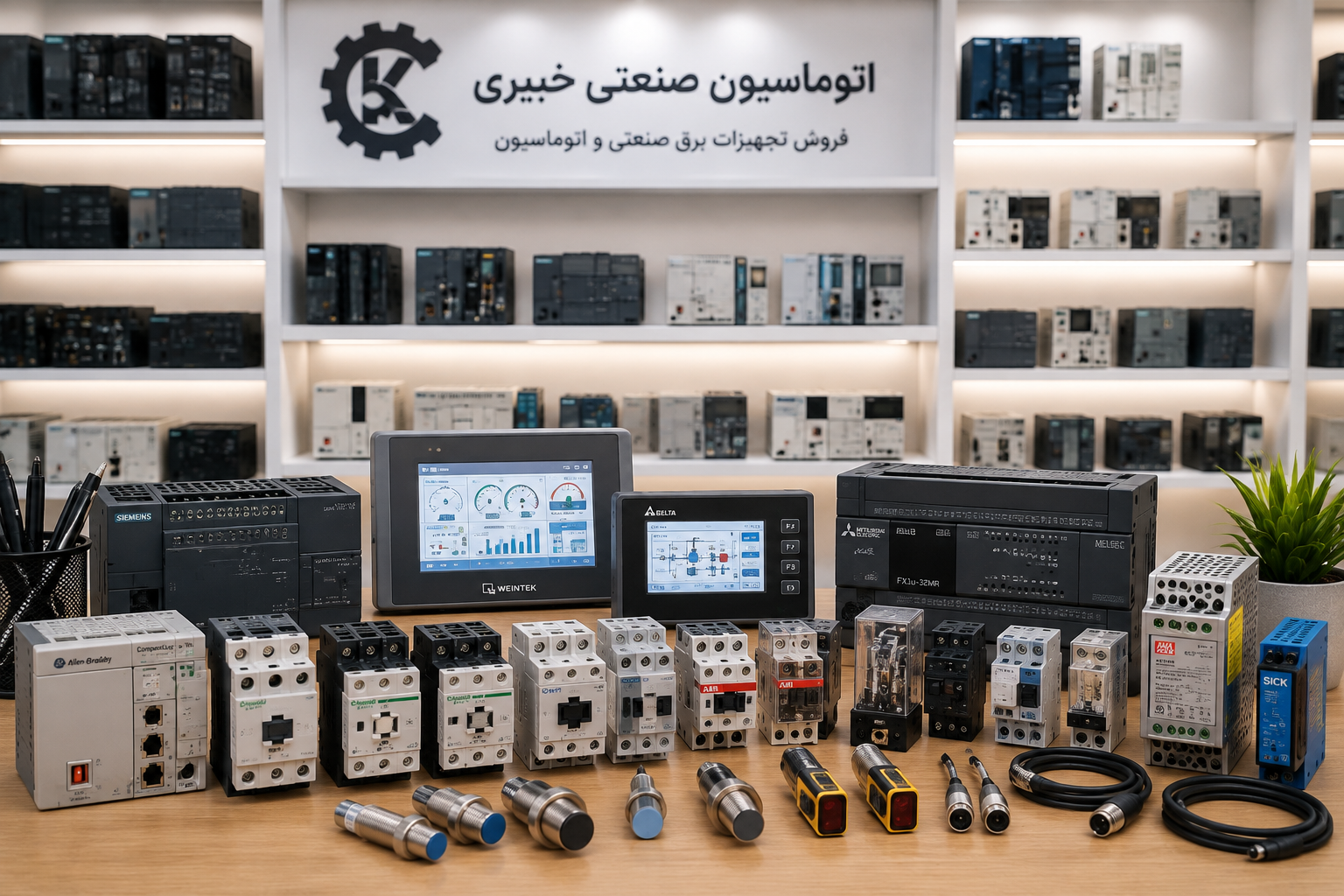 تأمین تجهیزات برق صنعتی و اتوماسیون صنعتی