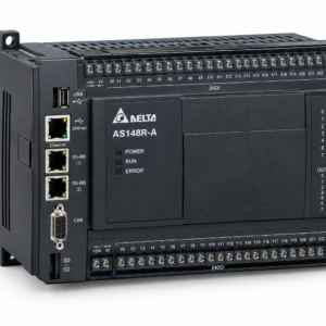 PLC دلتا AS148R-A سری AS با 24 ورودی و 24 خروجی رله‌ای