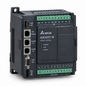 PLC دلتا AS320T-B سری AS300 با 8 ورودی و 12 خروجی ترانزیستوری NPN