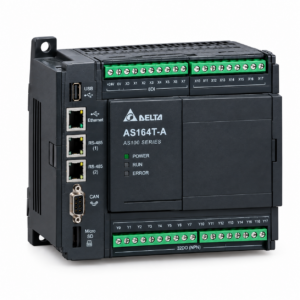 PLC دلتا AS164T-A سری AS100 با 32 ورودی و 32 خروجی ترانزیستوری NPN