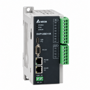 PLC دلتا DVP12SE11R سری DVP-SE با 8 ورودی و 4 خروجی رله‌ای