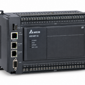 PLC دلتا AS148T-A سری AS100 با 24 ورودی و 24 خروجی ترانزیستوری NPN